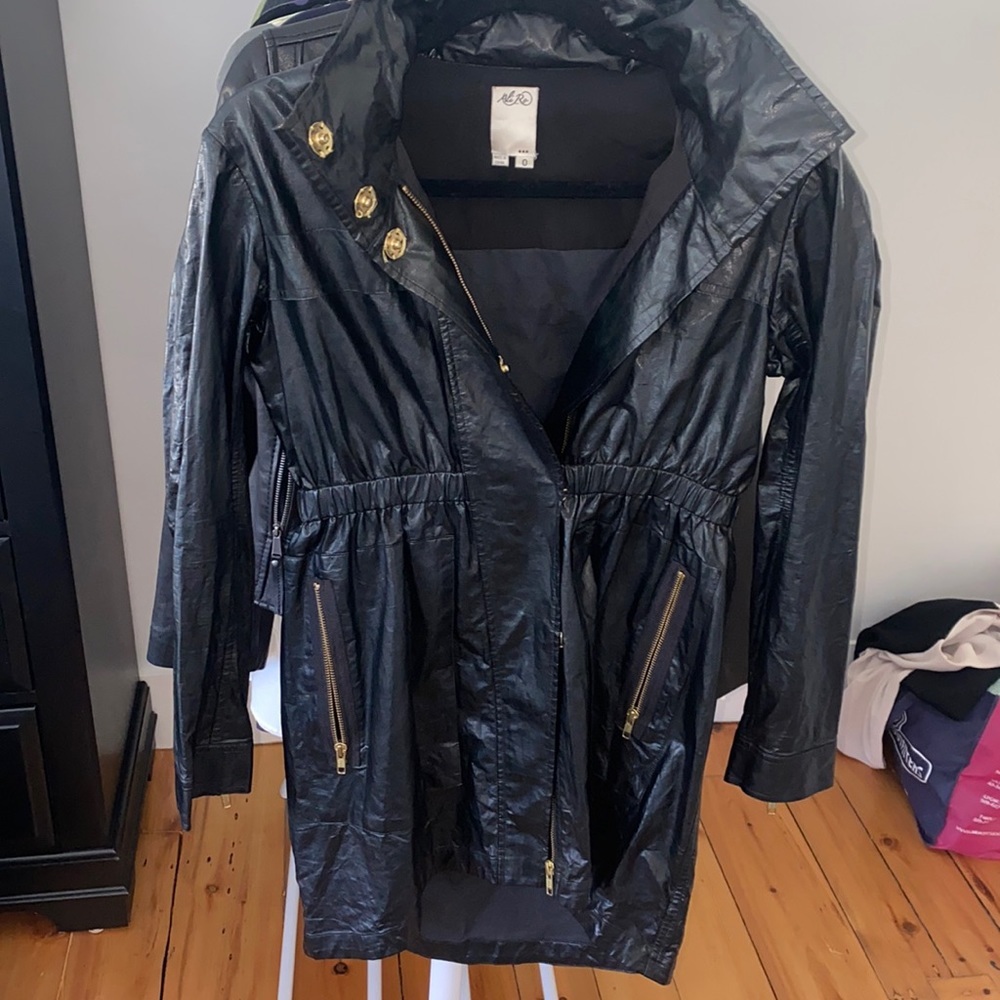 Ali Ro rain jacket with hidden hood